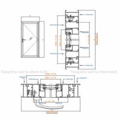 CỬA SỔ MỞ NGOÀI HỆ 55