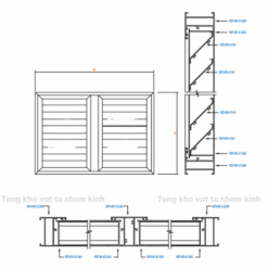 LÁ SÁCH CỐ ĐỊNH HỆ 55