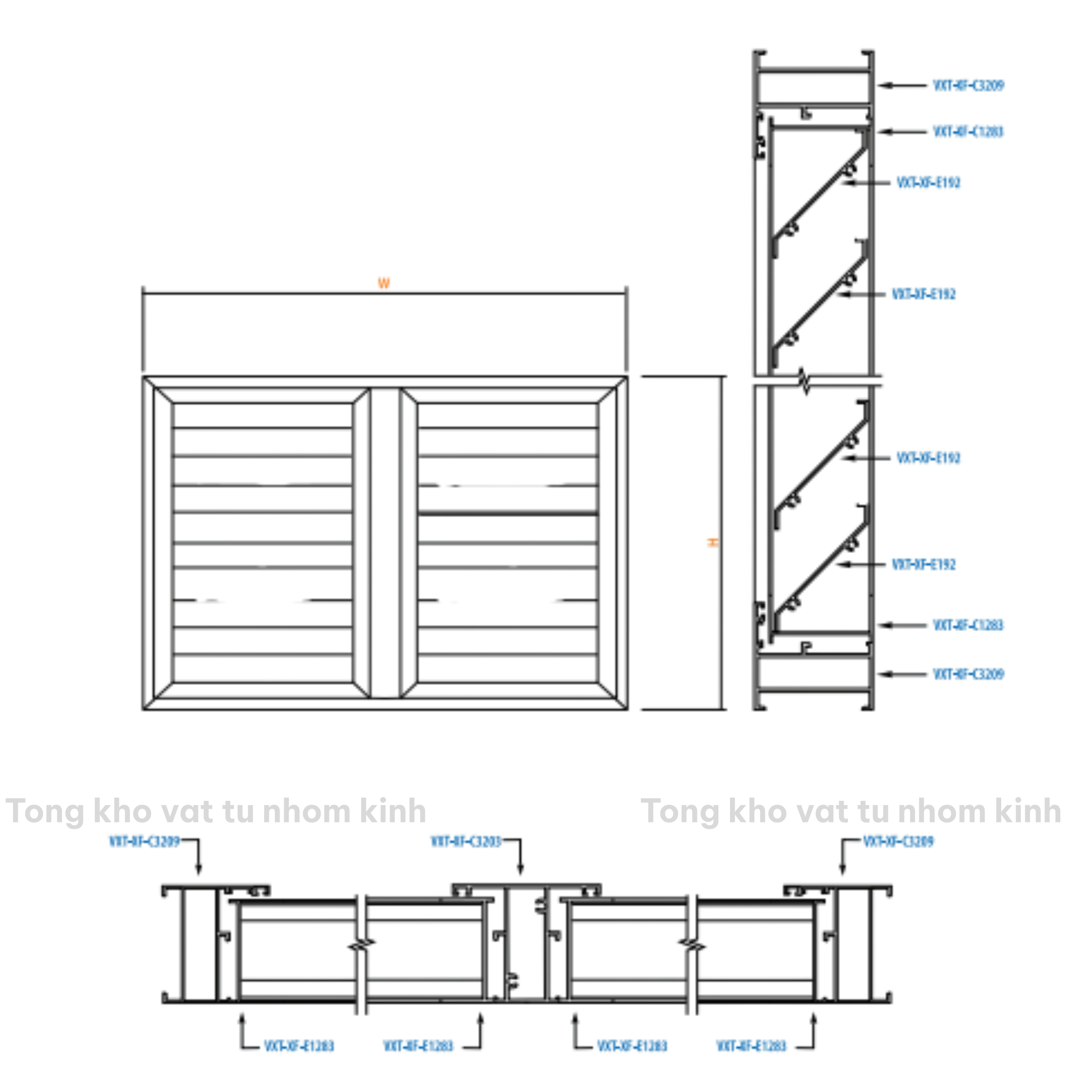 LÁ SÁCH CỐ ĐỊNH HỆ 55